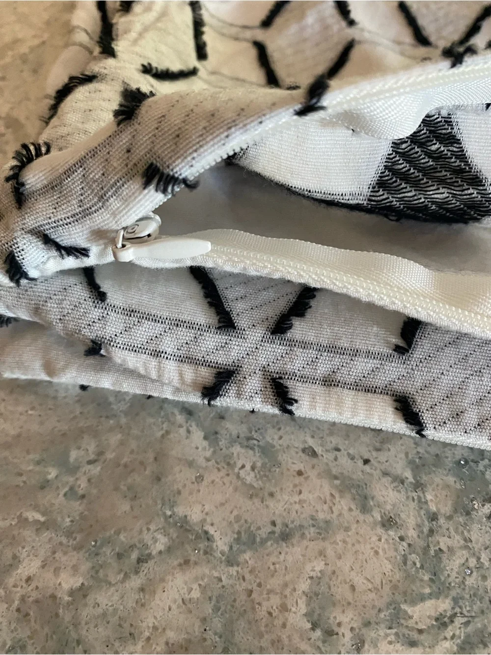 Nate Berkus White and Black Geometric pillowcases